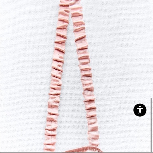 Zara NWT satin slip dress pink - Picture 8 of 8